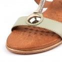 Lunar Renoir Sage Green Sandal