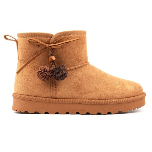 Lunar Skyler Tan Slipper Boot