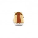 Lunar St Ives Lemon Leather Plimsoll
