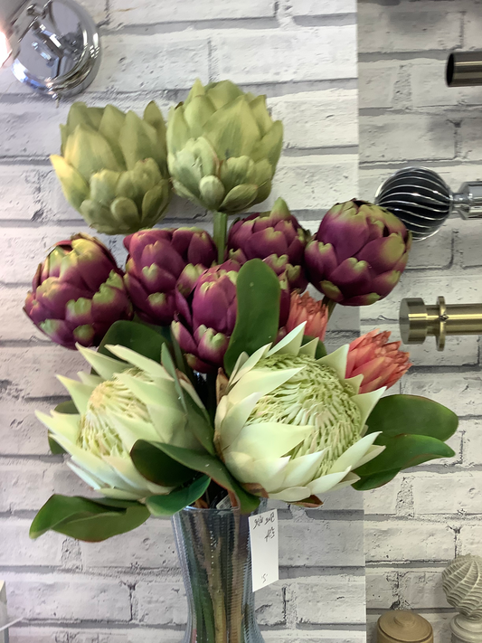 Faux Protea Stem