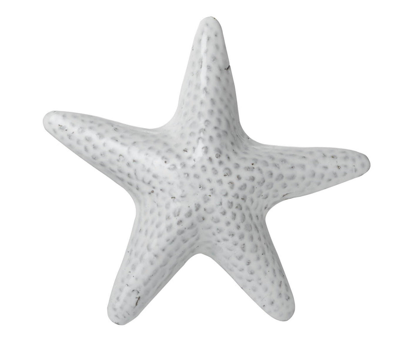 Ceramic White Bobbled Starfish