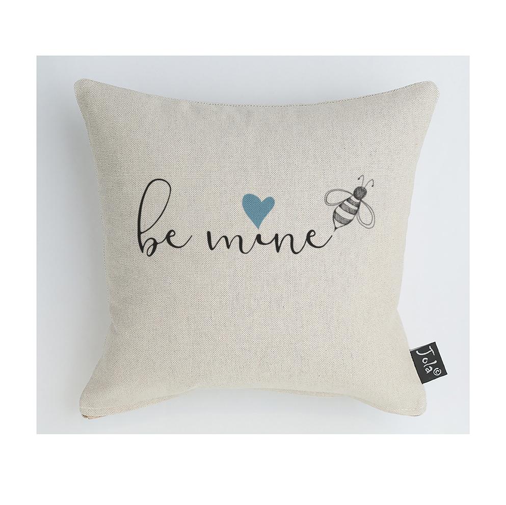 Be Mine Blue Bee Cushion