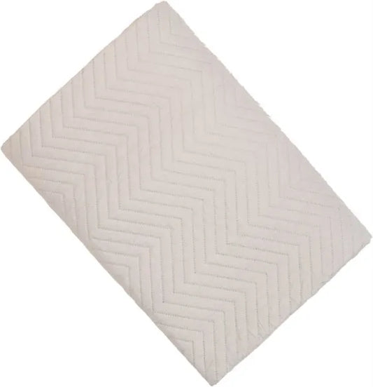 Geometric Plain Taupe Quilt